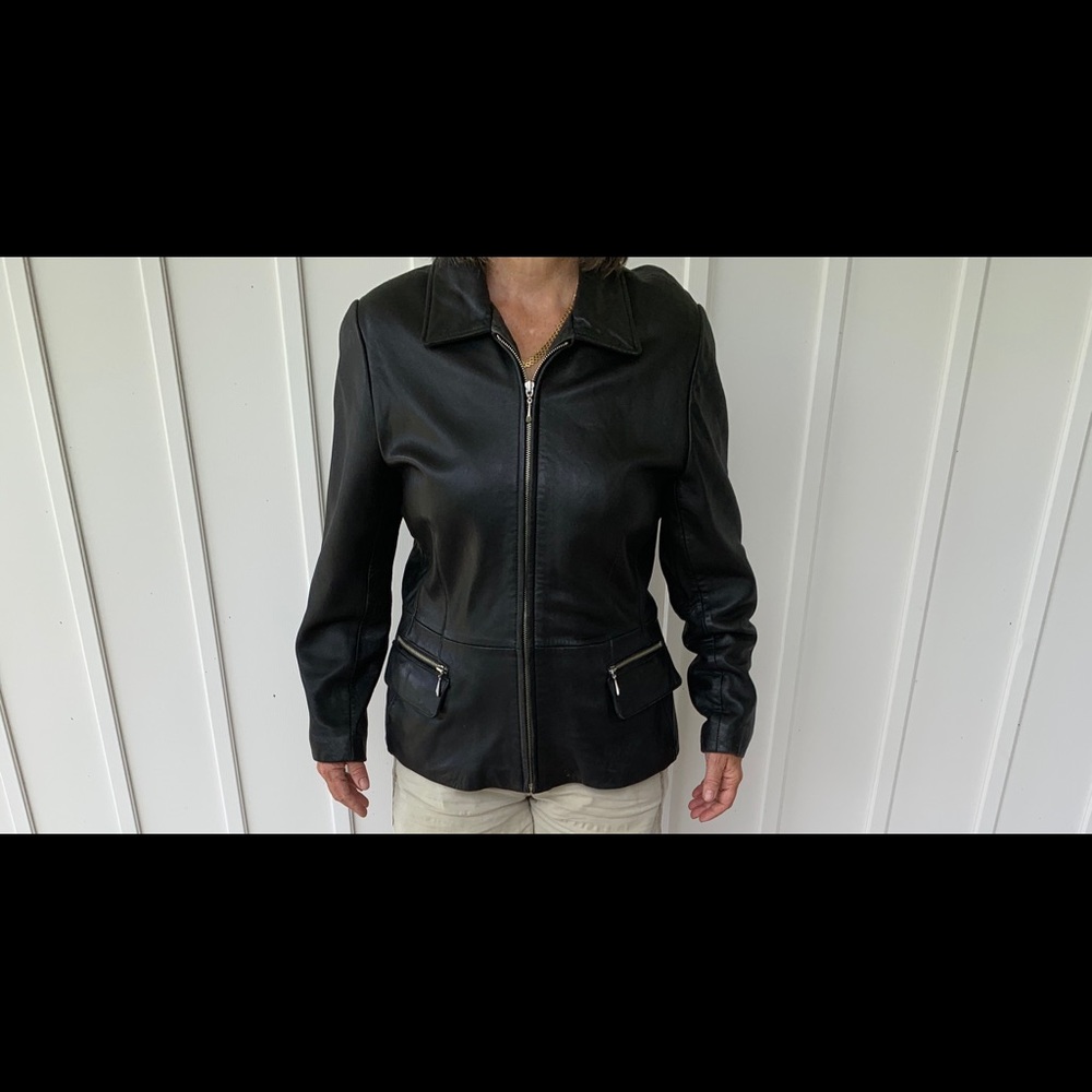 Leather jacket